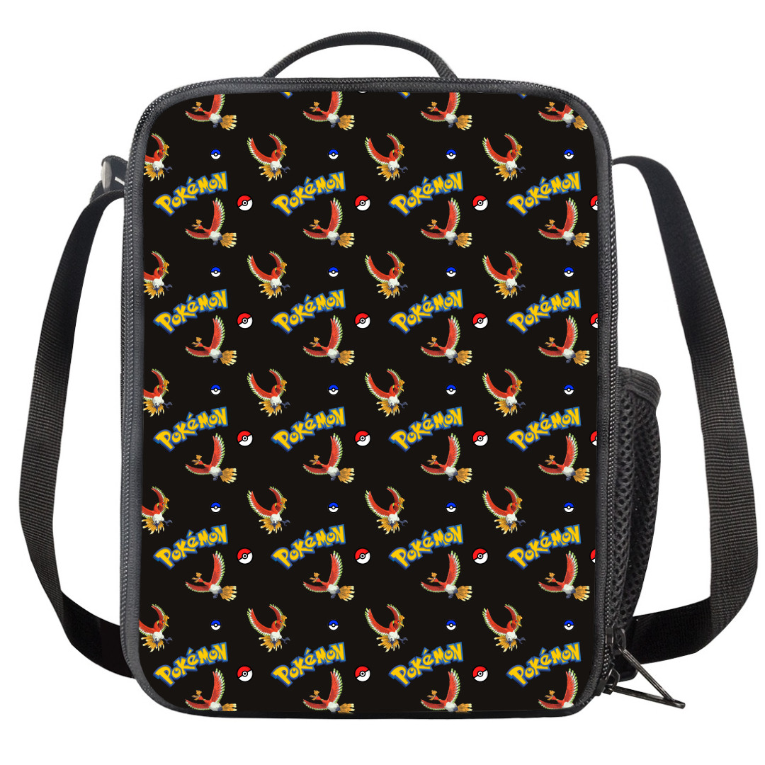 Pokemon HoOh Insulated Soft Lunch Box Lunchbox For School - HoOh Character Series Art