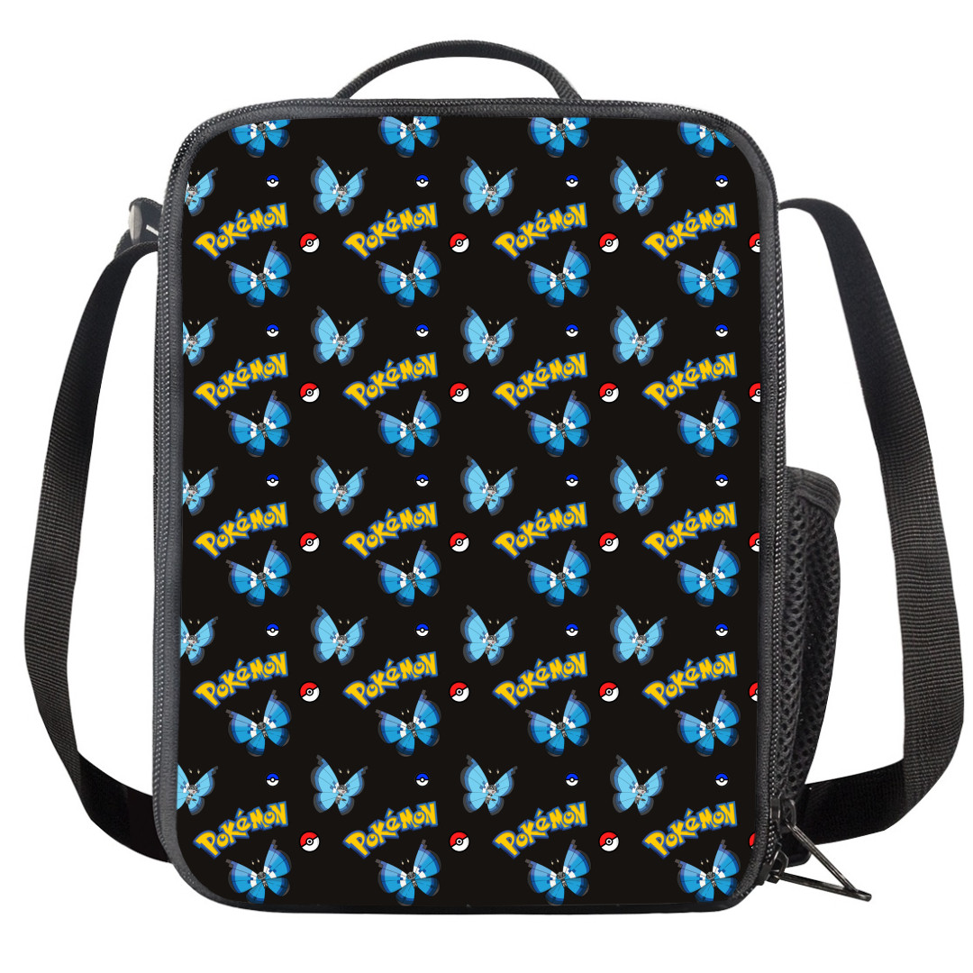 Pokemon Vivillon Insulated Soft Lunch Box Lunchbox For School - Marine Vivillon Character Series Art