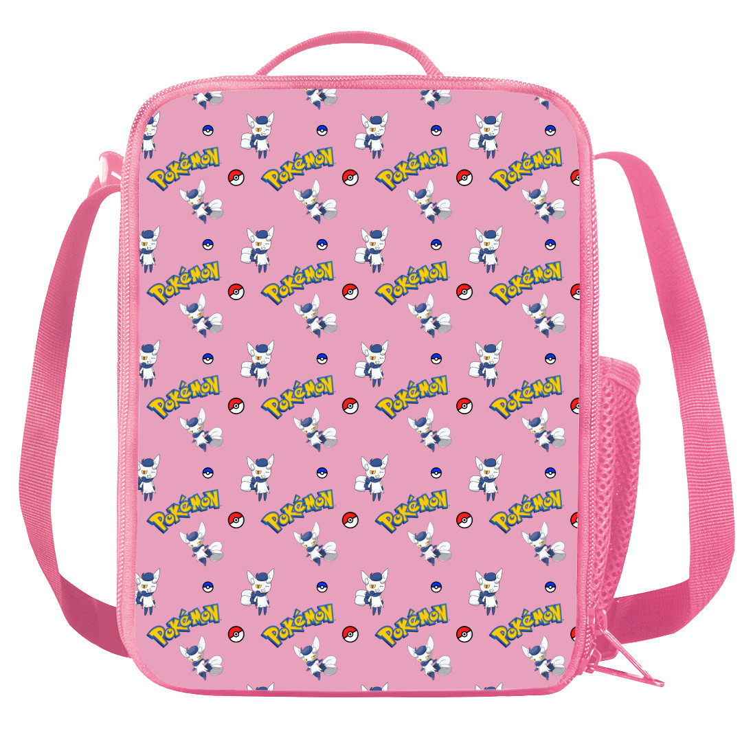 Pokemon Meowstic Insulated Soft Lunch Box Lunchbox For School - Meowstic Female Character Series Art