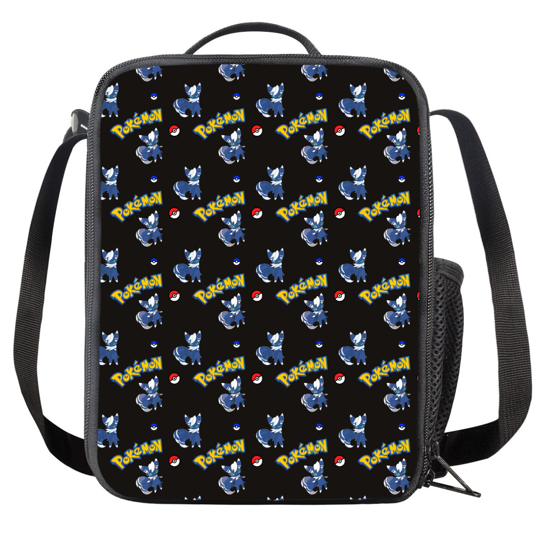 Pokemon Meowstic Insulated Soft Lunch Box Lunchbox For School - Meowstic Male Character Series Art