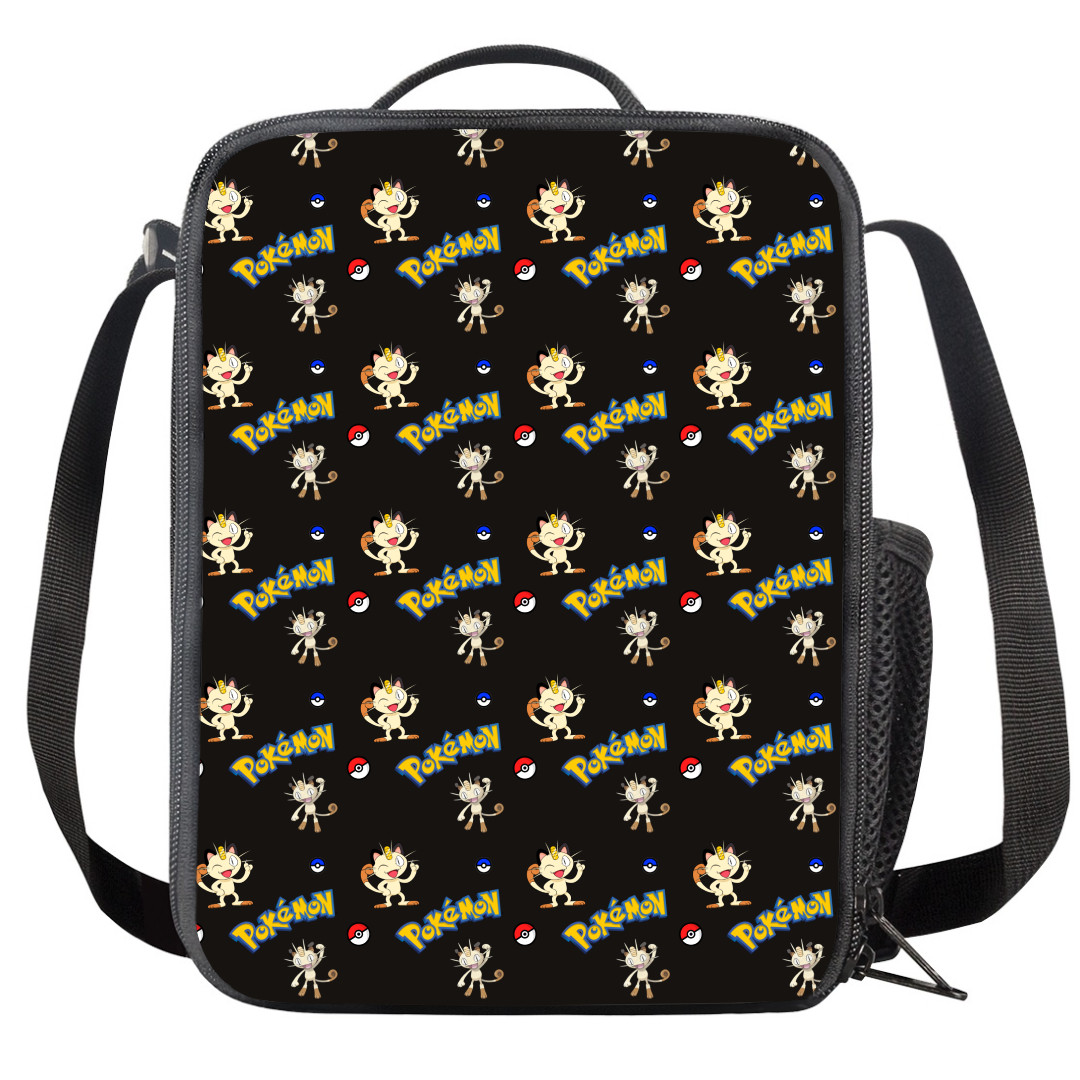 Pokemon Meowth Insulated Soft Lunch Box Lunchbox For School - Meowth Character Series Art