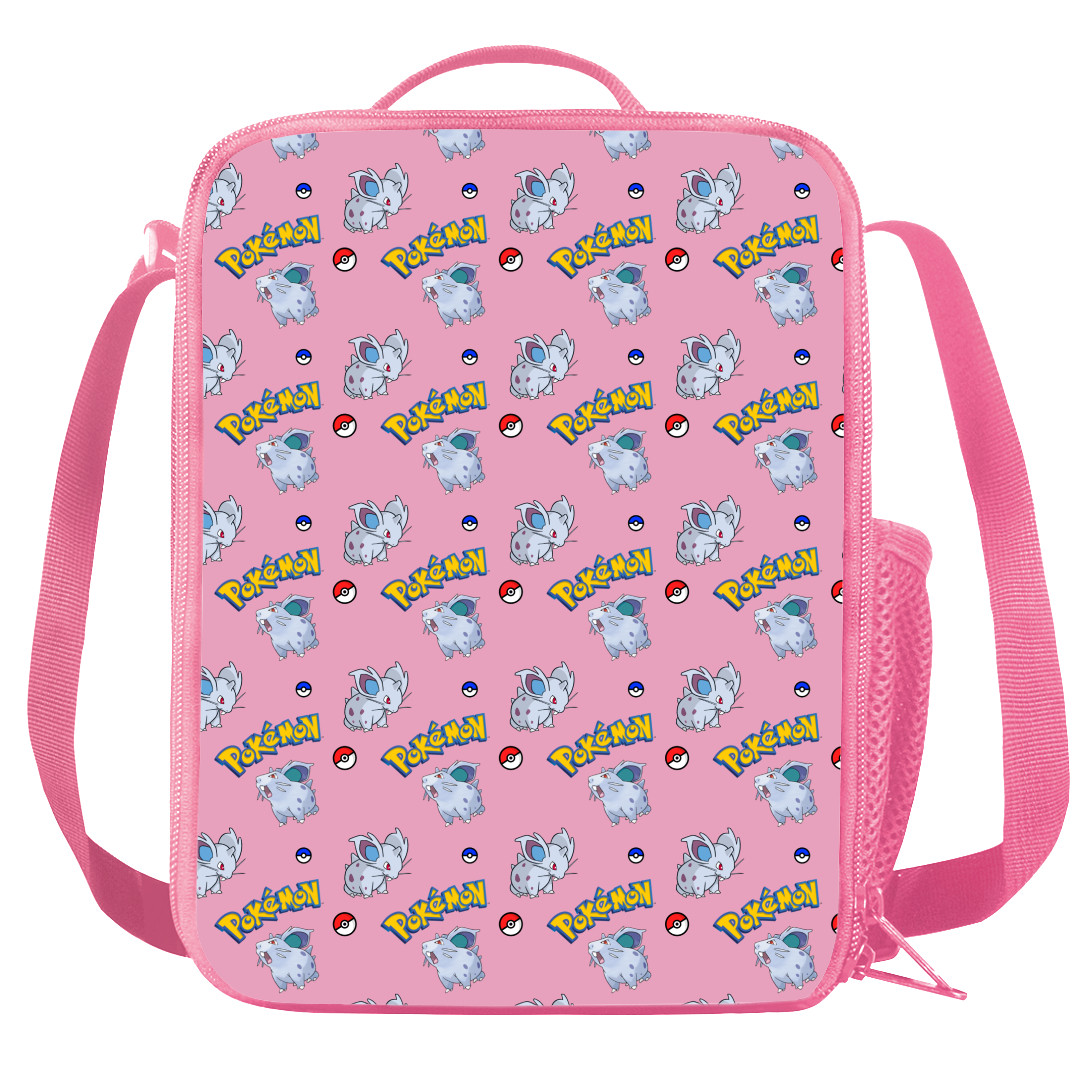 Pokemon Nidoran Insulated Soft Lunch Box Lunchbox For School - Nidoran Female Character Series Art