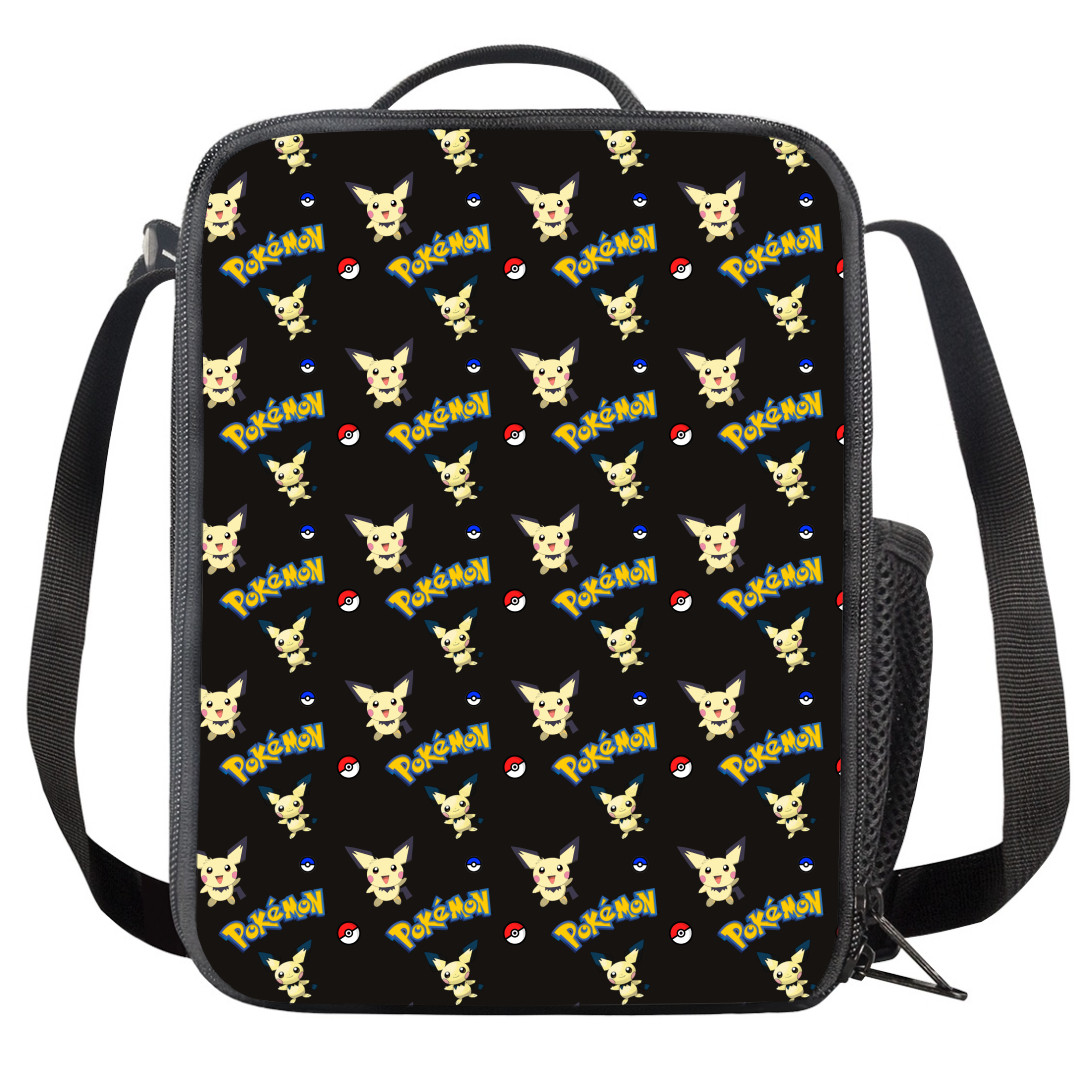 Pokemon Pichu Insulated Soft Lunch Box Lunchbox For School - Pichu Character Series Art