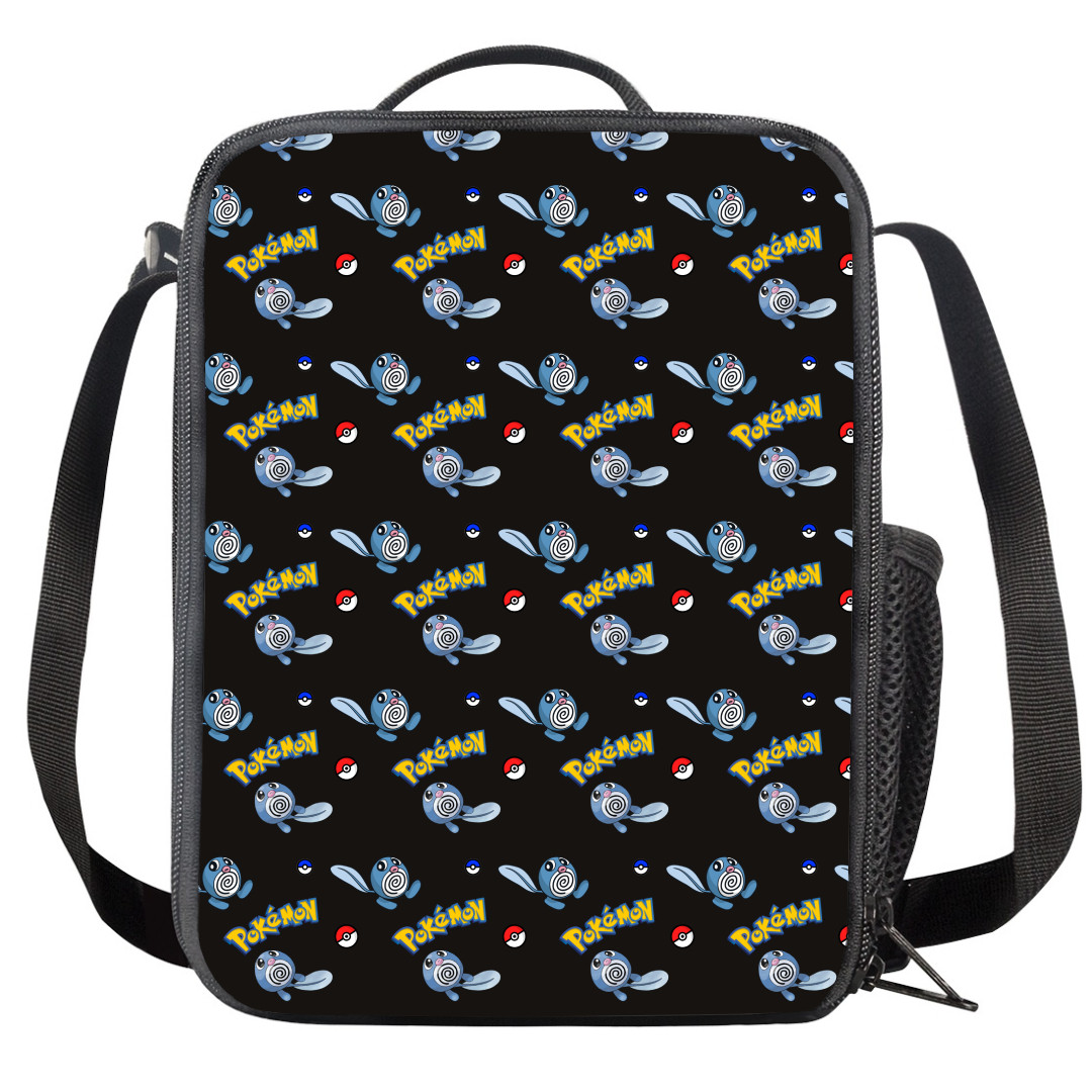 Pokemon Poliwag Insulated Soft Lunch Box Lunchbox For School - Poliwag Character Series Art