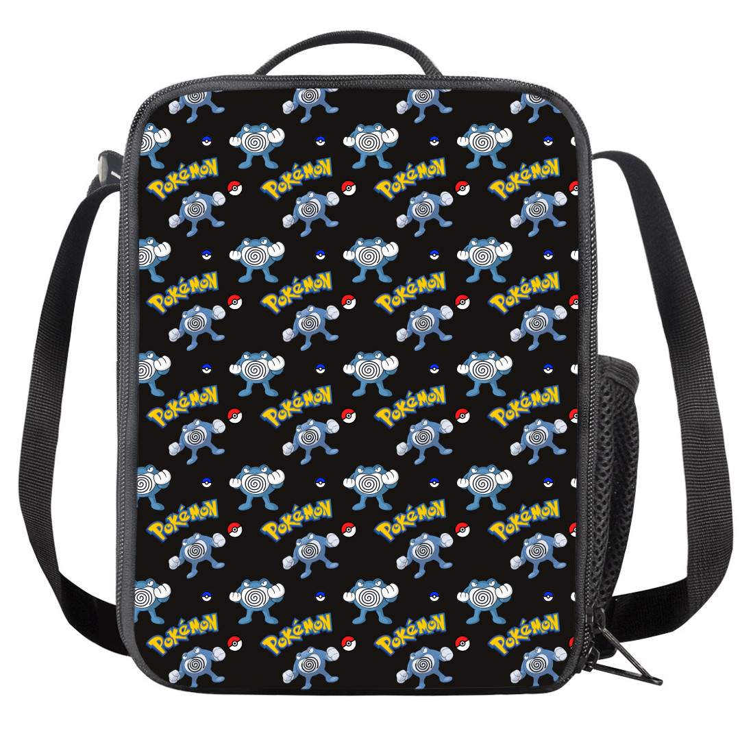 Pokemon Poliwrath Insulated Soft Lunch Box Lunchbox For School - Poliwrath Character Series Art
