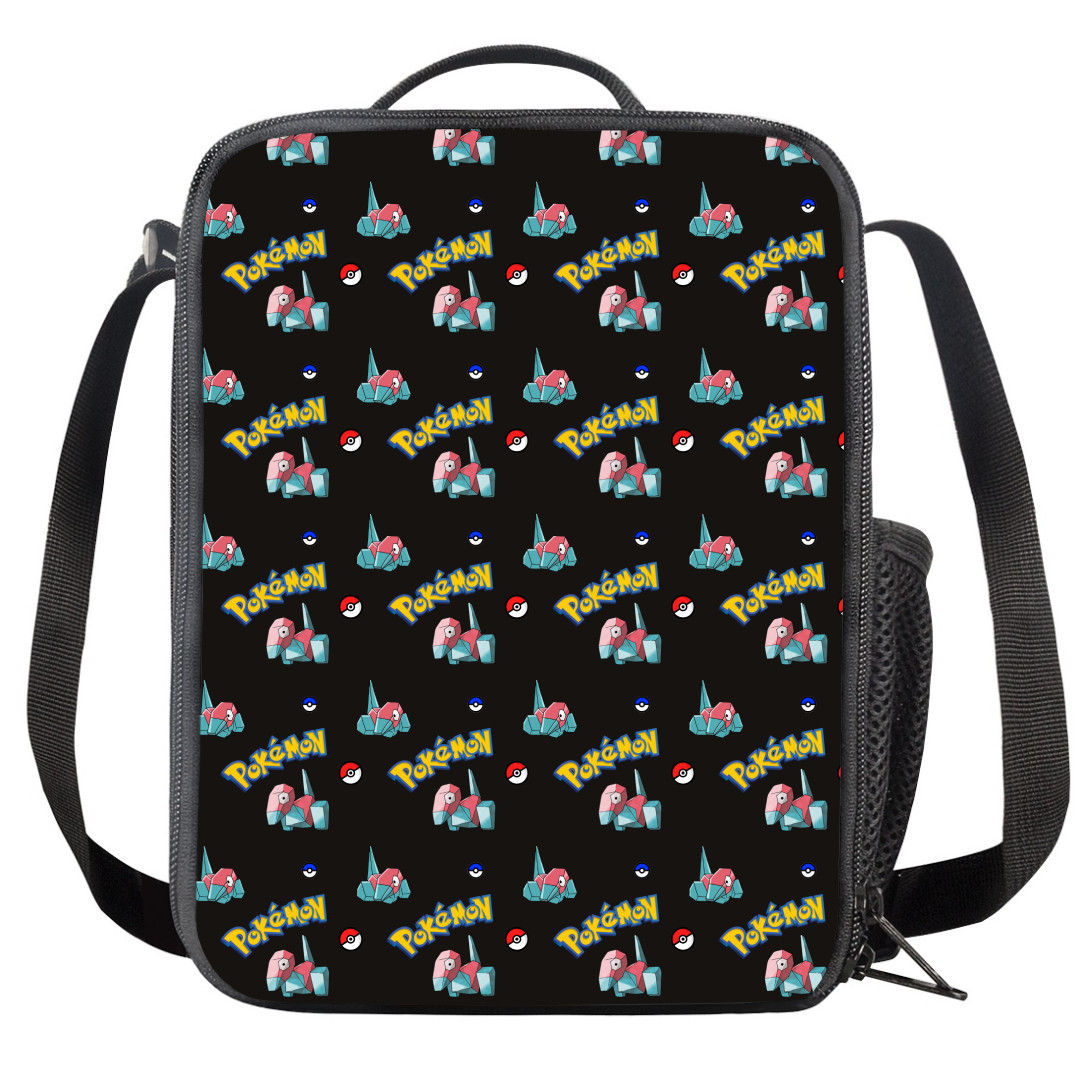Pokemon Porygon Insulated Soft Lunch Box Lunchbox For School - Porygon Character Series Art