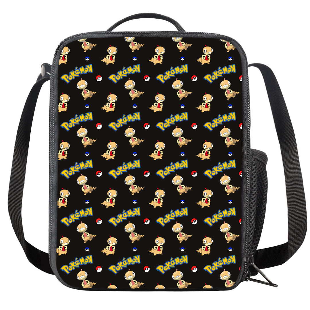Pokemon Scraggy Insulated Soft Lunch Box Lunchbox For School - Scraggy Character Series Art