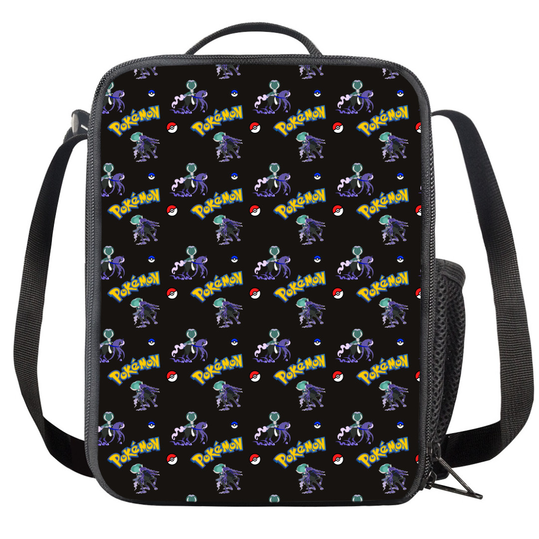 Pokemon Calyrex Insulated Soft Lunch Box Lunchbox For School - Shadow Rider Calyrex Character Series Art