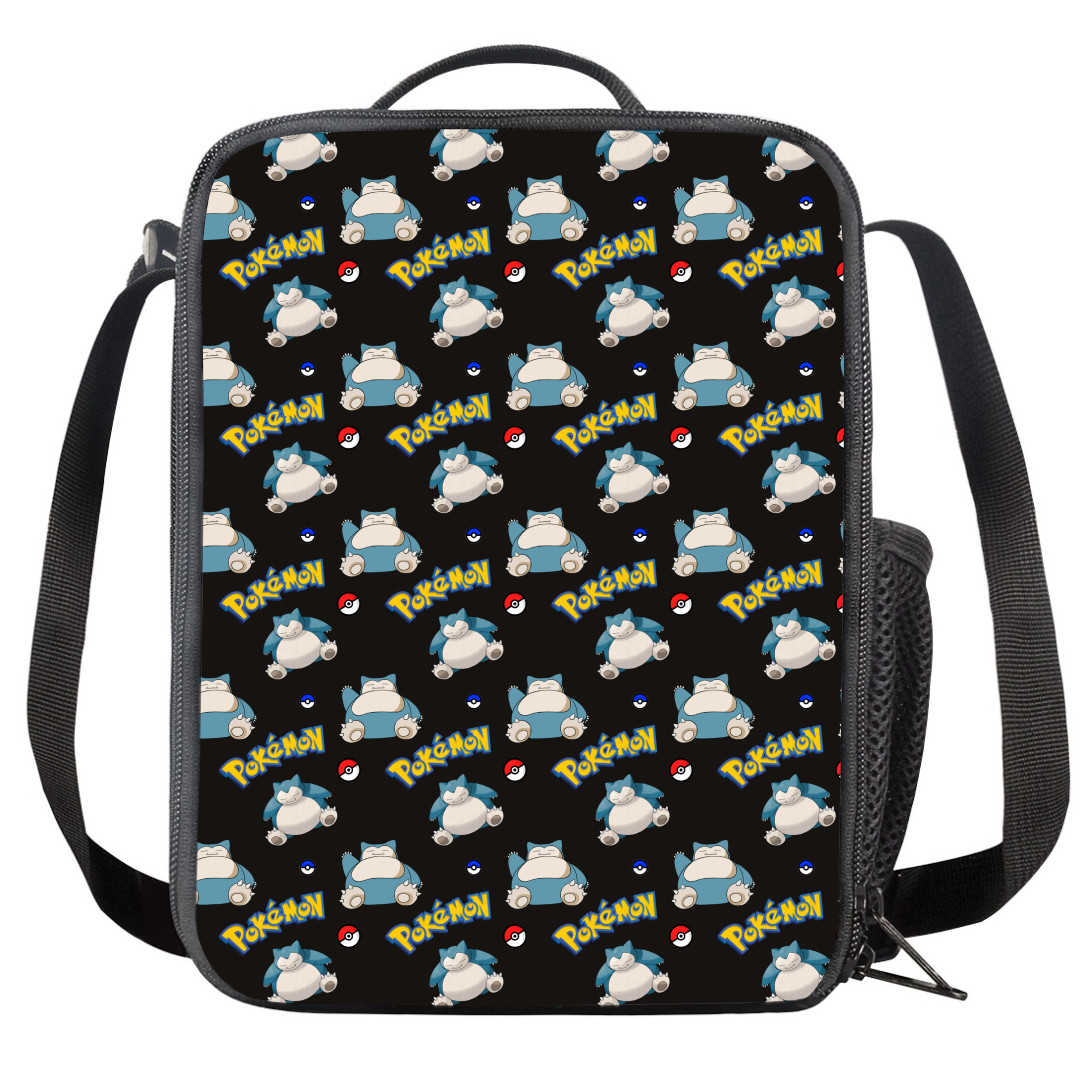 Pokemon Snorlax Insulated Soft Lunch Box Lunchbox For School - Snorlax Character Series Art