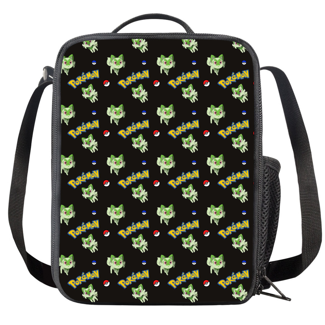 Pokemon Sprigatito Insulated Soft Lunch Box Lunchbox For School - Sprigatito Character Series Art