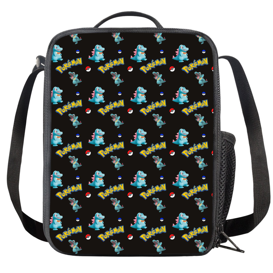 Pokemon Totodile Insulated Soft Lunch Box Lunchbox For School - Totodile Character Series Art