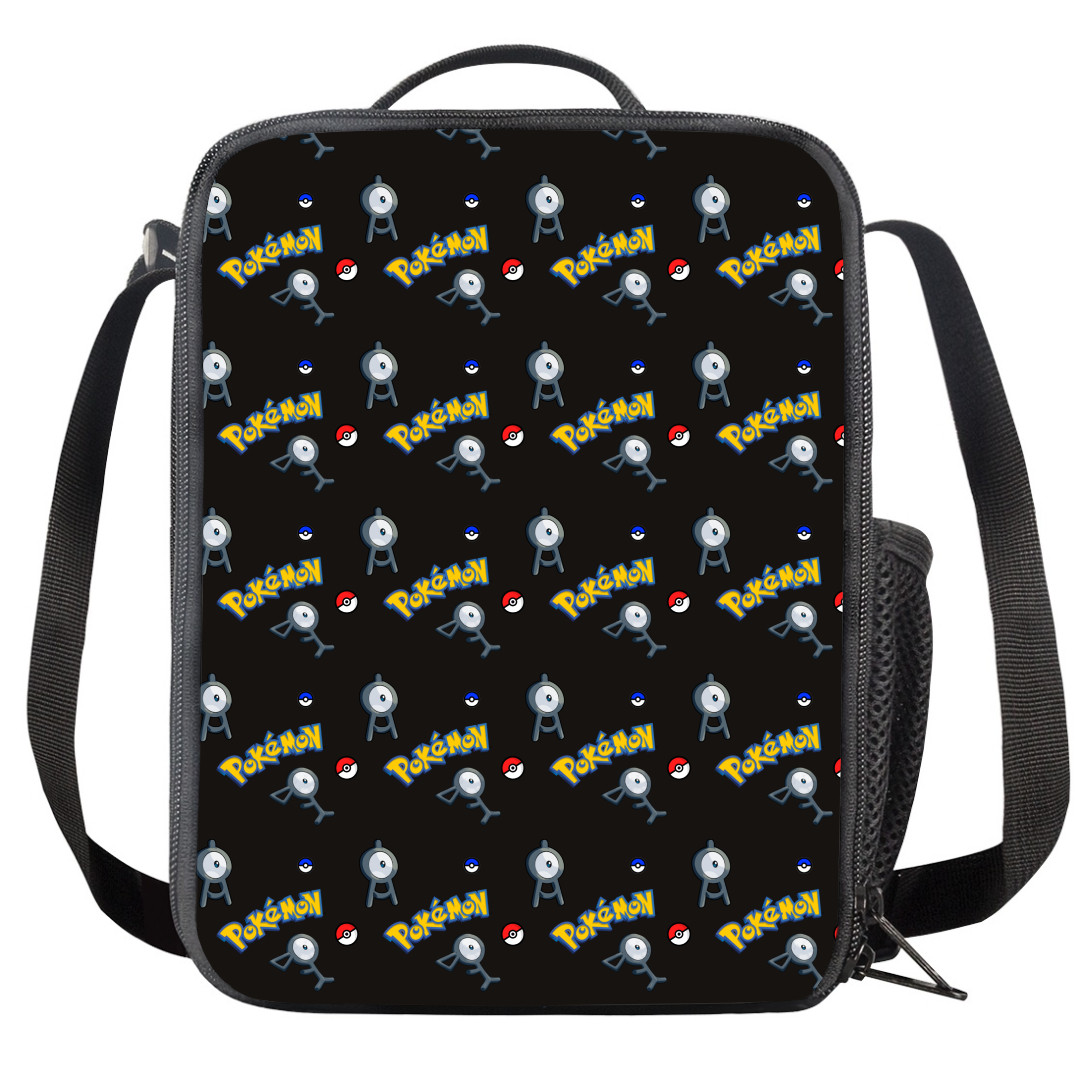 Pokemon Unown Insulated Soft Lunch Box Lunchbox For School - Unown Character Series Art