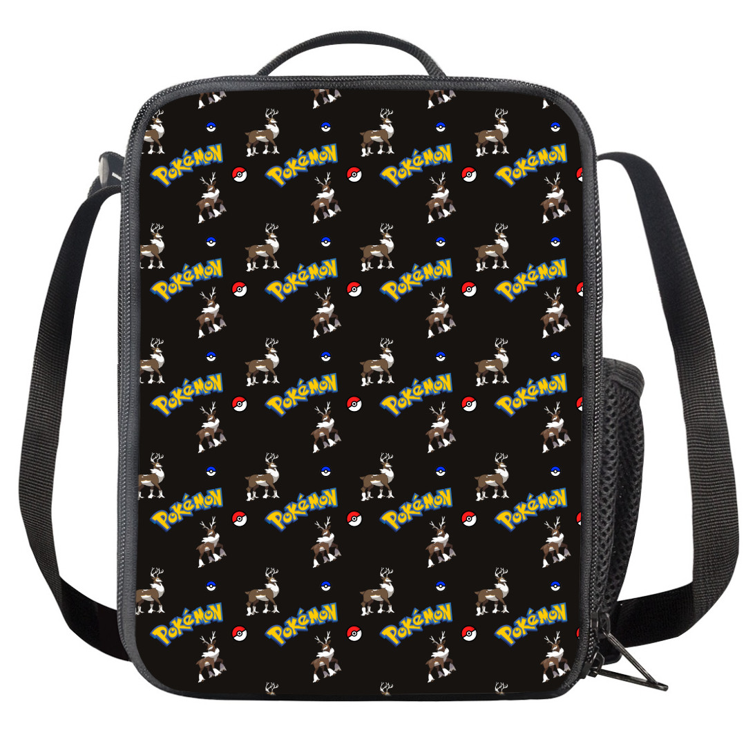 Pokemon Sawsbuck Insulated Soft Lunch Box Lunchbox For School - Winter Sawsbuck Character Series Art