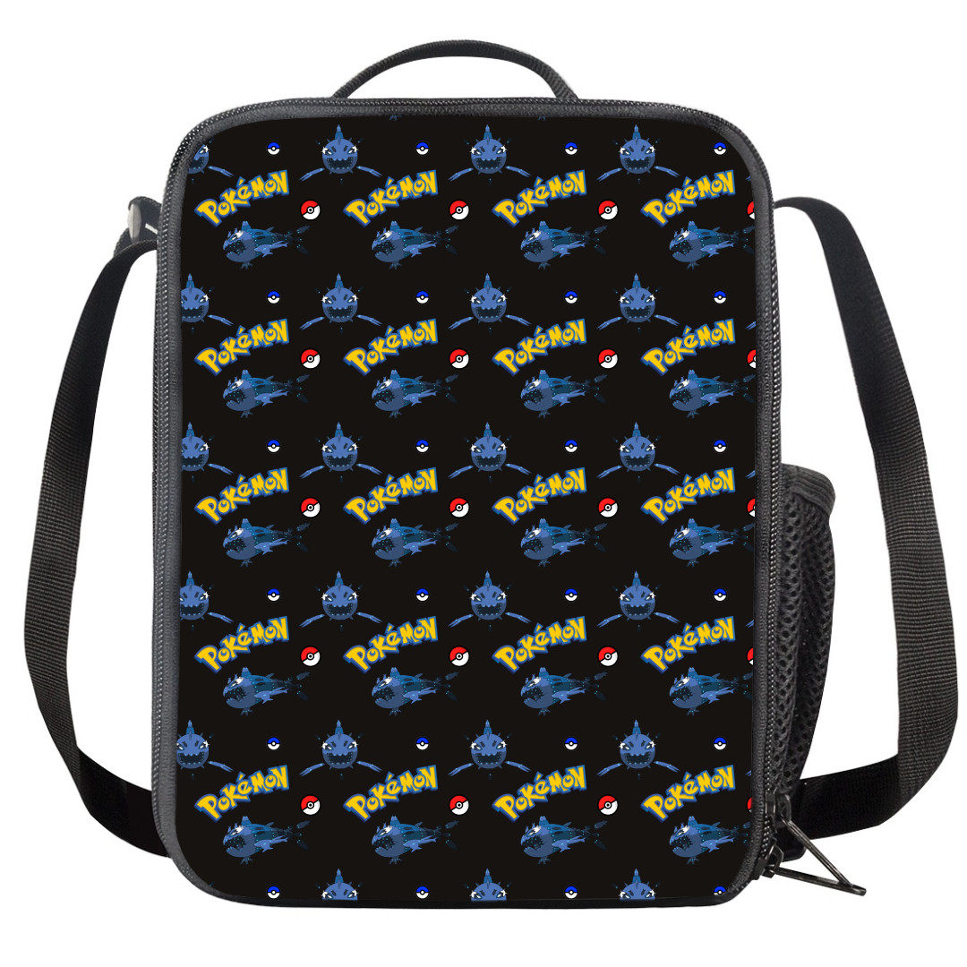 Pokemon Wishiwashi Insulated Soft Lunch Box Lunchbox For School - Wishiwashi School Character Series Art