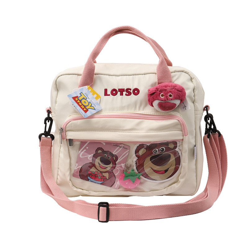 Toy Story Lotso Laptop Shoulder Crossbody Bag