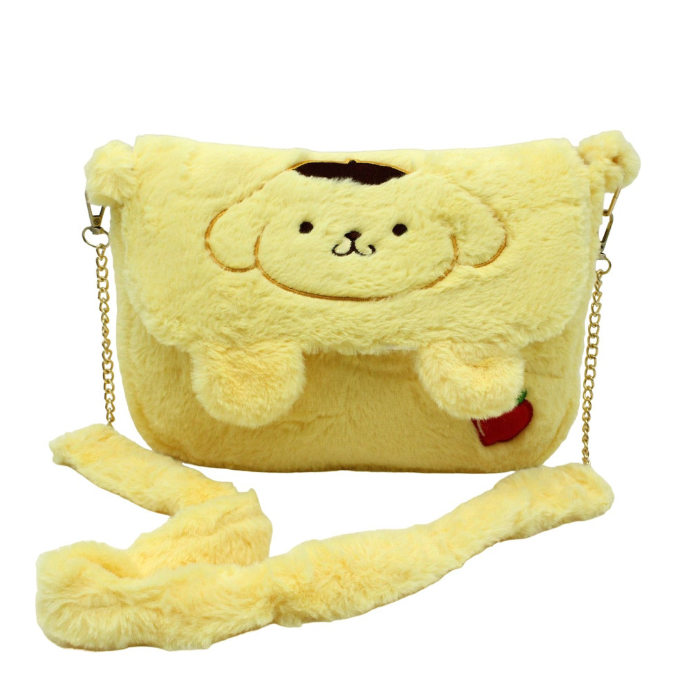 Pompompurin Plush Crossbody Bag