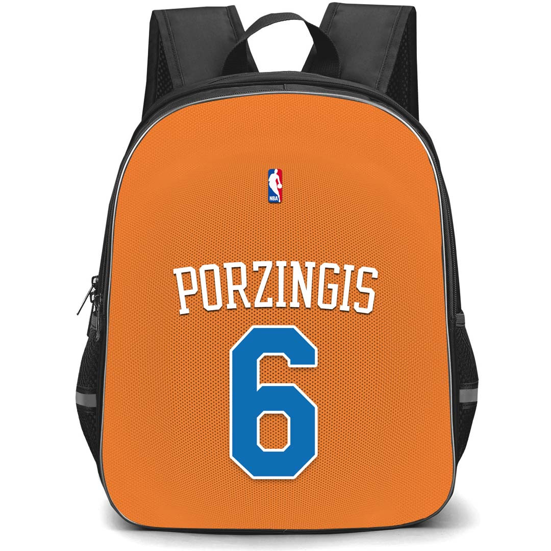 NBA Kristaps Kristaps Porzingis Backpack StudentPack - Kristaps Porzingis New York Knicks No. 6 Jersey