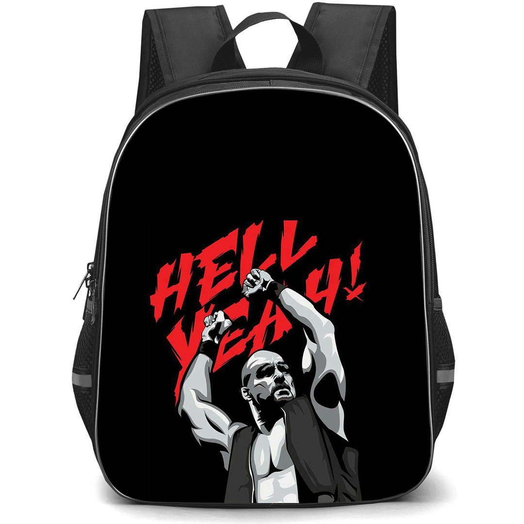 WWE Steve Austin Backpack StudentPack - Steve Austin Hell Yeah