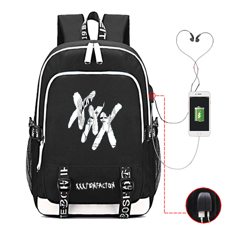 XXXTentacion Backpack With USB Charger