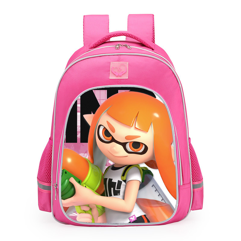Super Smash Bros Ultimate Inkling Girl School Backpack
