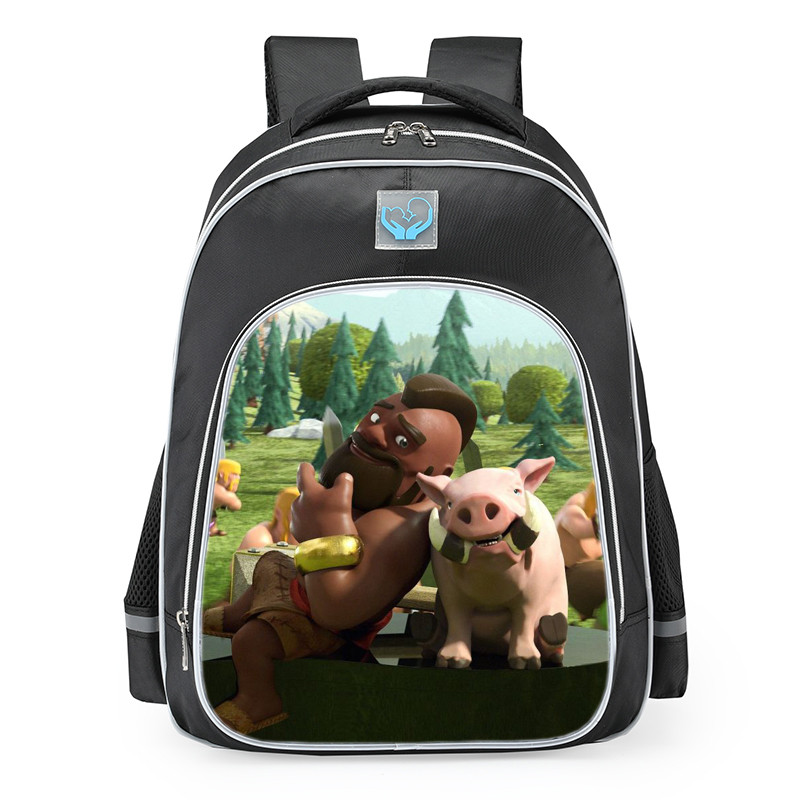 Clash Of Clans Hog Riders School Backpack