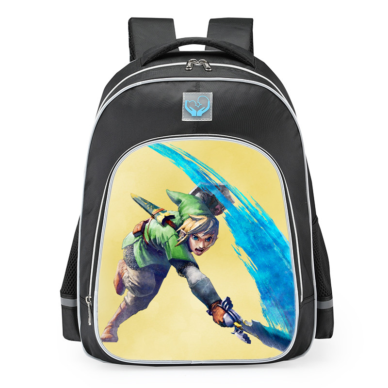 The Legend of Zelda Skyward Sword Zelda Link School Backpack
