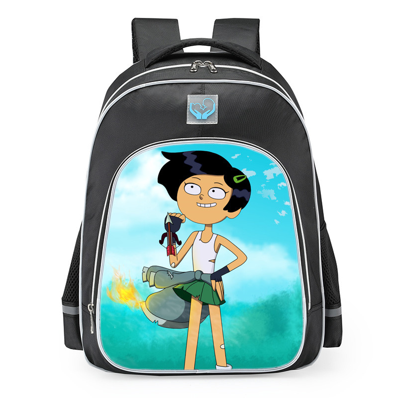 Marcy Wu Amphibia Characters Disney School Backpack