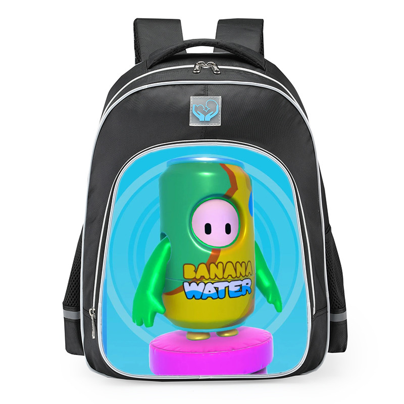Fall Guys Banana Water Skin School Backpack