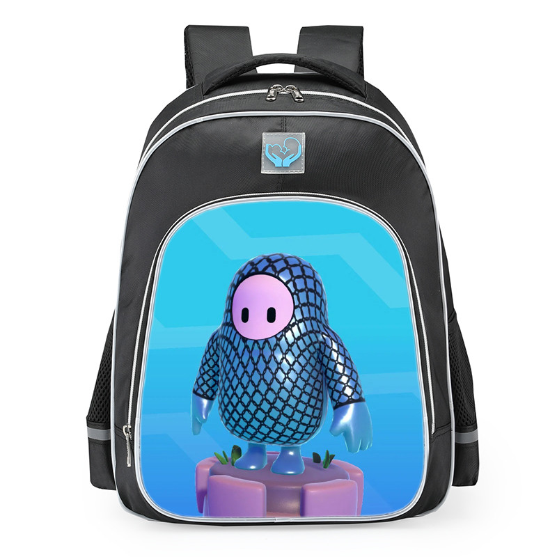 Fall Guys Chainmail Skin School Backpack