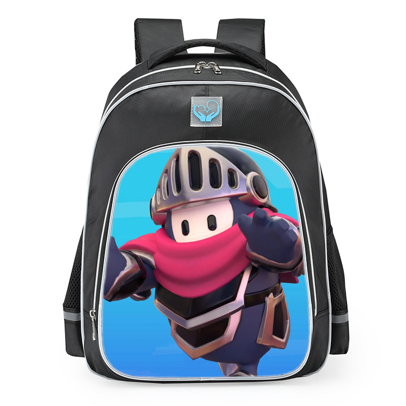Fall Guys Dark Knight Skin School Backpack