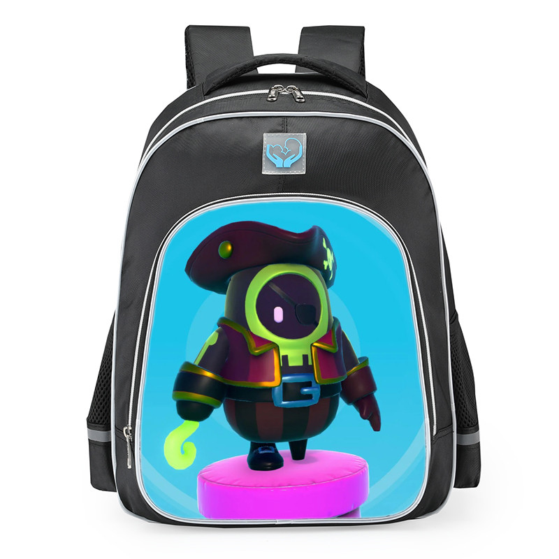 Fall Guys Ecto Pirate Skin School Backpack