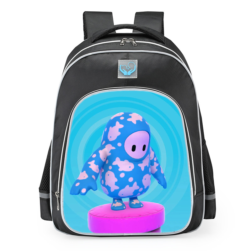 Fall Guys Fish Skin School Backpack
