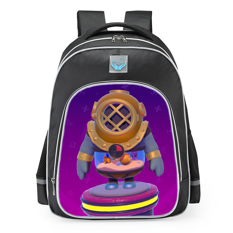 Fall Guys Fishtank Skin School Backpack