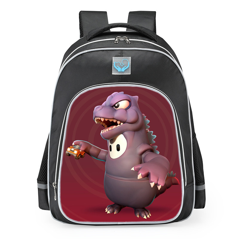 Fall Guys Godzilla Skin School Backpack