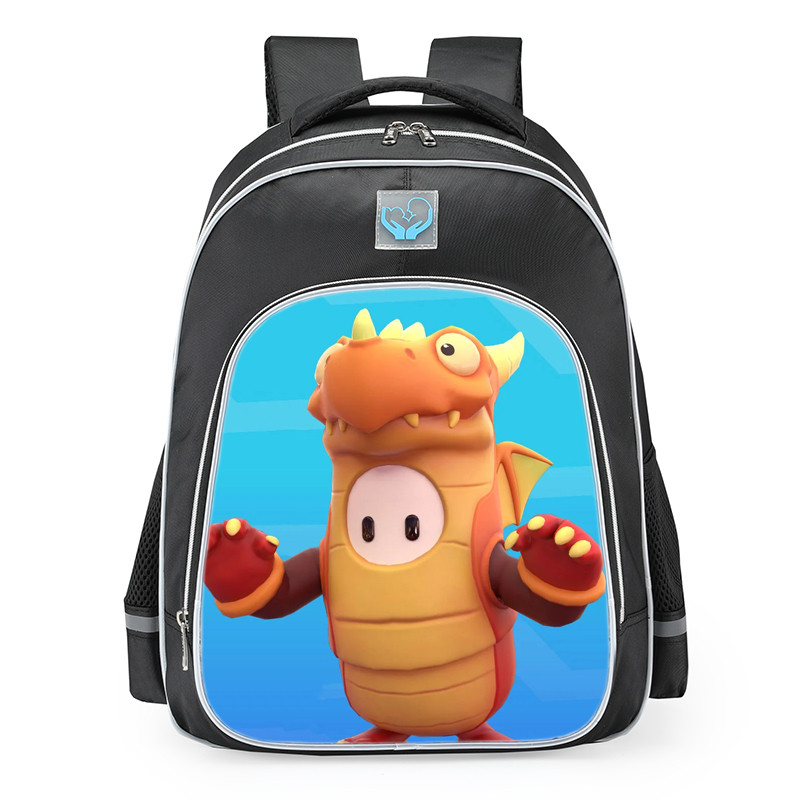 Fall Guys Gold Dragon Skin School Backpack