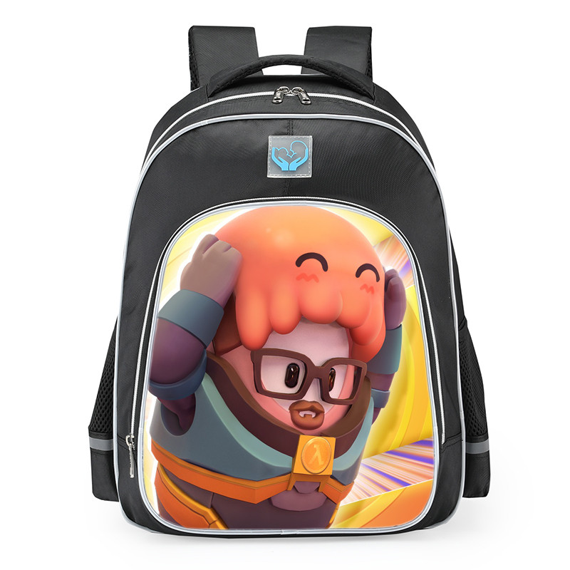 Fall Guys Gordon Freeman Skin School Backpack