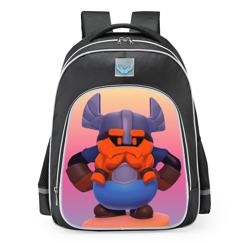 Fall Guys Grouchy Bean Skin School Backpack