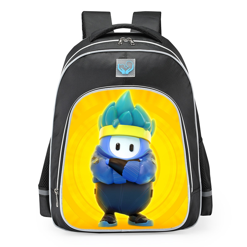 Fall Guys Ninja Skin School Backpack