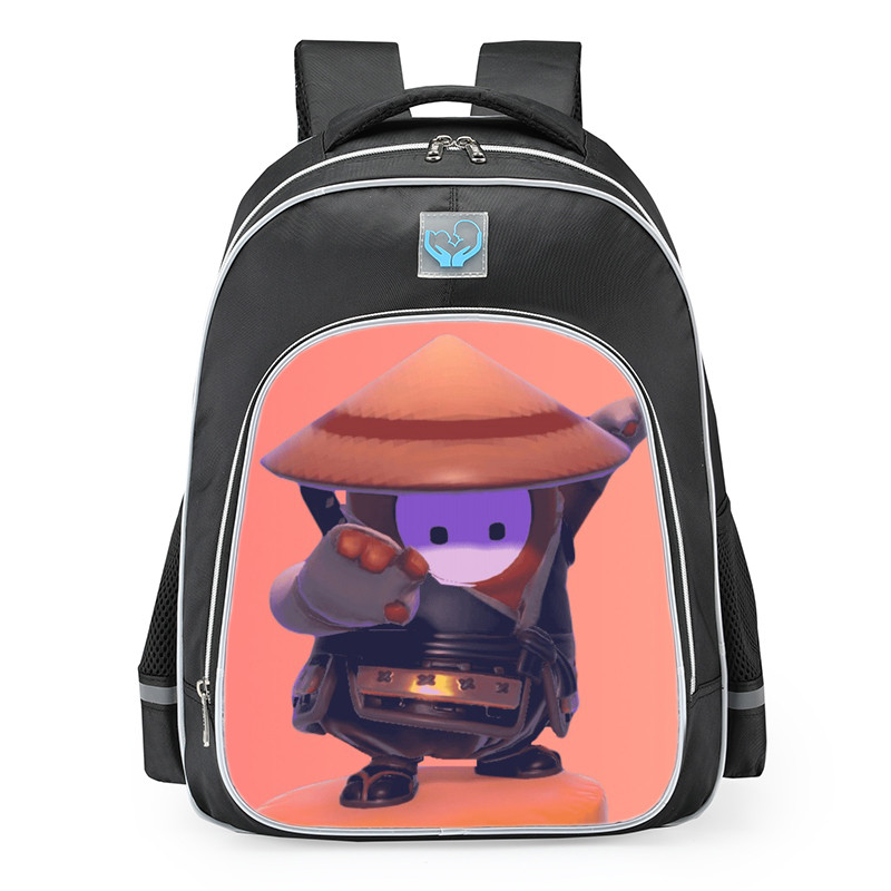 Fall Guys Ninja Bean Skin School Backpack