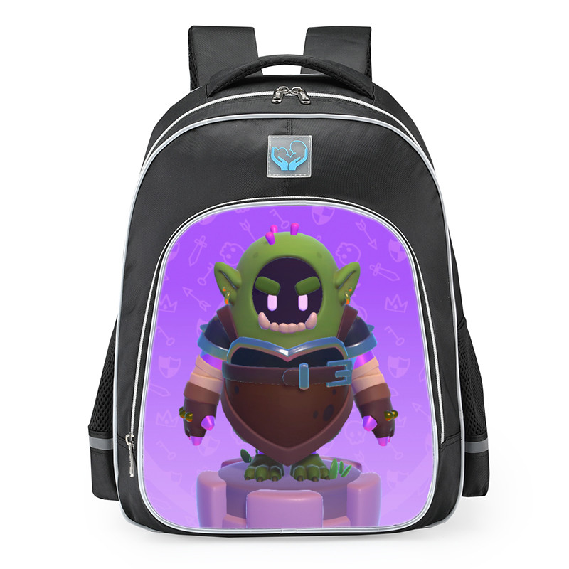 Fall Guys Orc Skin School Backpack