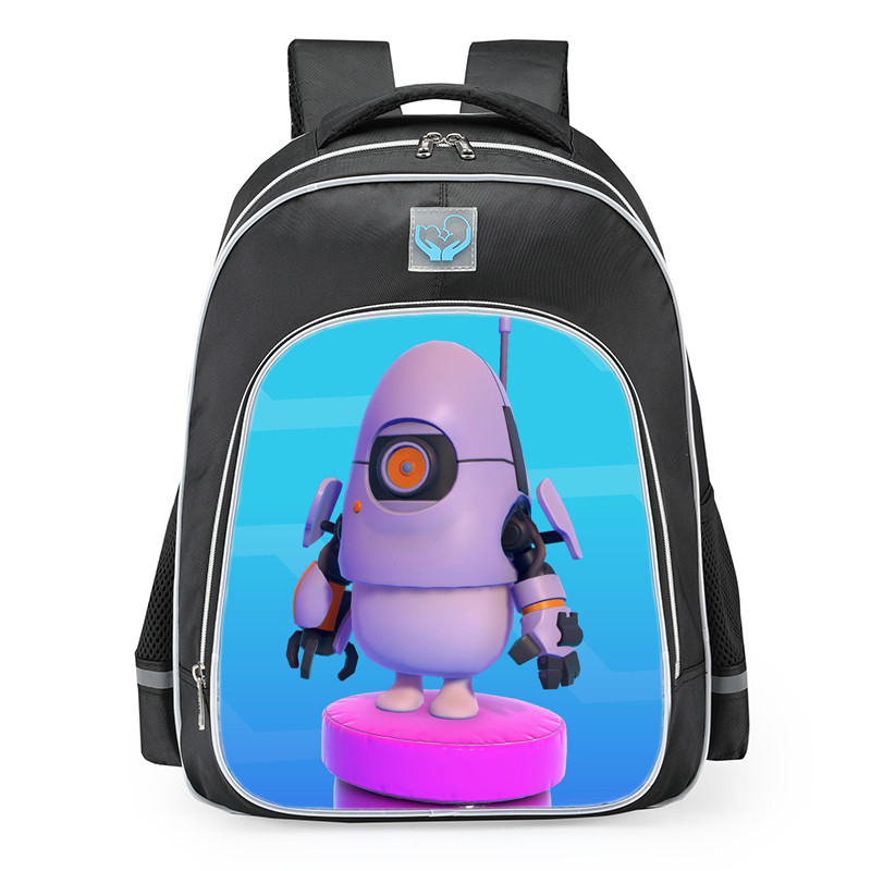 Fall Guys P-Body Skin School Backpack