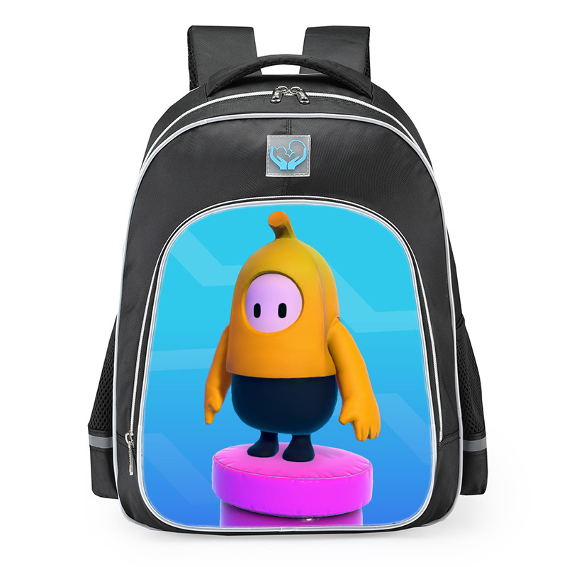 Fall Guys My Friend Pedro Skin School Backpack
