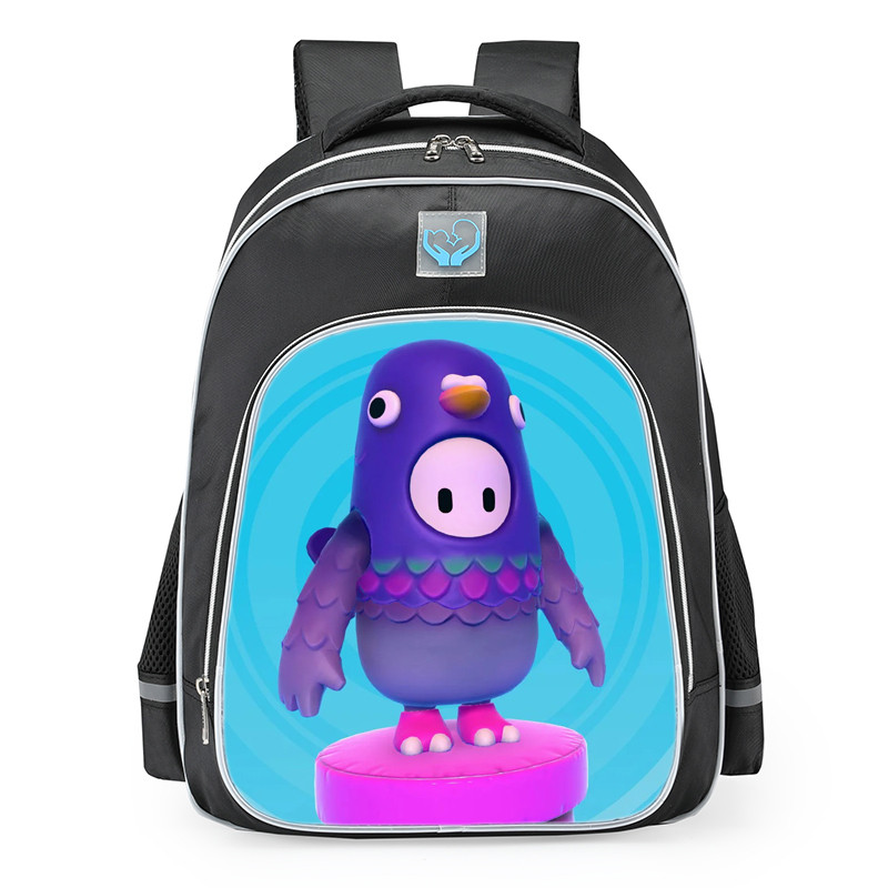 Fall Guys Pigeon Skin School Backpack