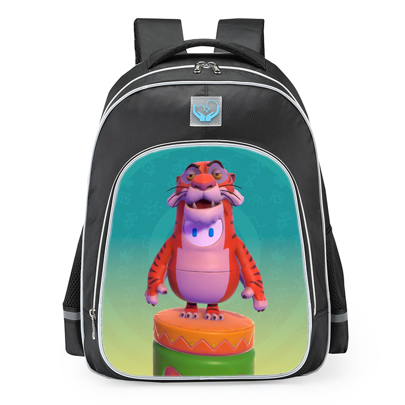 Fall Guys Shere Khan Skin School Backpack