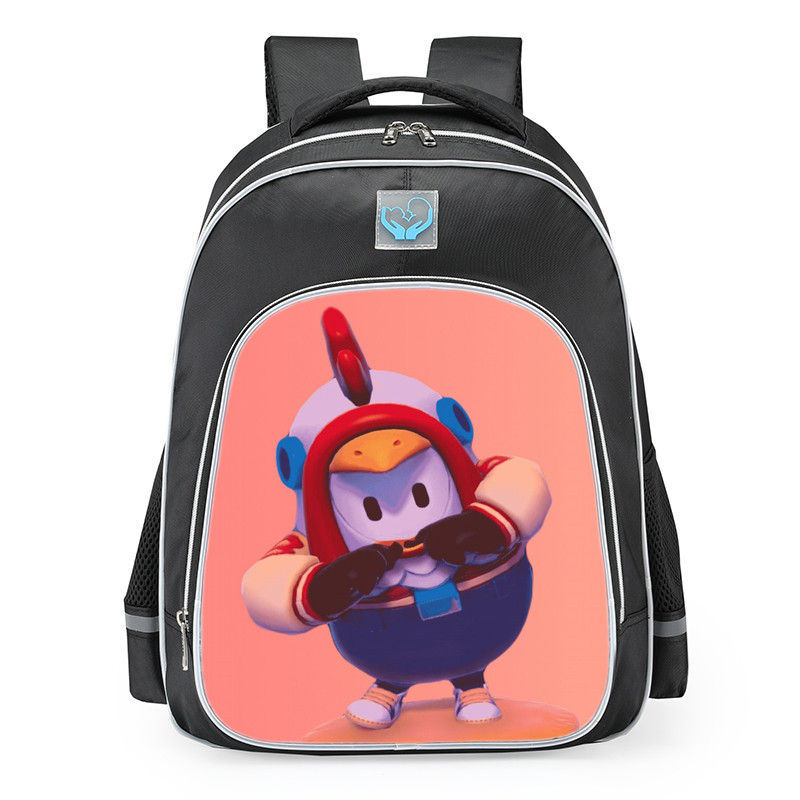 Fall Guys Shy Bean Skin School Backpack