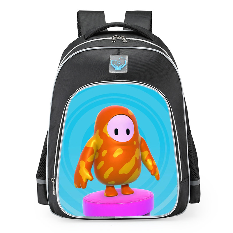 Fall Guys Squiggly Camo Skin School Backpack