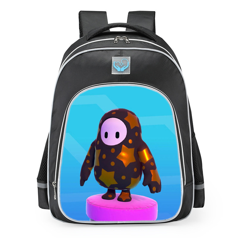 Fall Guys Stars Skin School Backpack