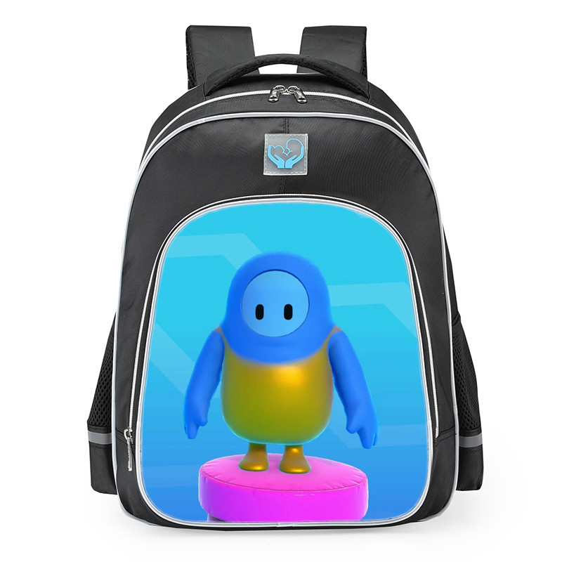 Fall Guys Sunburn Skin School Backpack