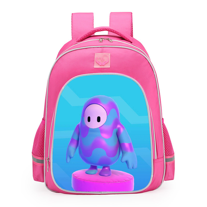 Fall Guys Wave Gradient Skin School Backpack