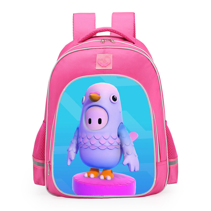 Fall Guys White Dove Skin School Backpack